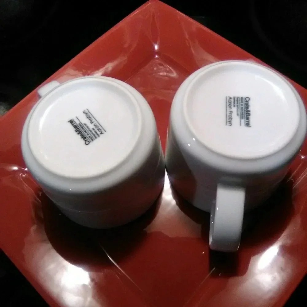2 Crate&Barrel Cup 10 oz.